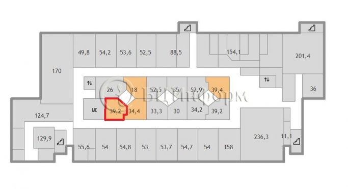 Аренда офиса 39.2 м², Бумажная улица - фото 4