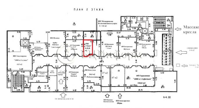 Аренда помещения свободного назначения 35.8 м², проспект Науки - фото 1