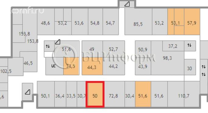 Аренда офиса 50 м², Бумажная улица - фото 5