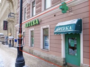 Аренда помещения свободного назначения 60 м2, метро Чернышевская