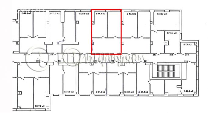 Аренда офиса 46.9 м², Бумажная улица - фото 5