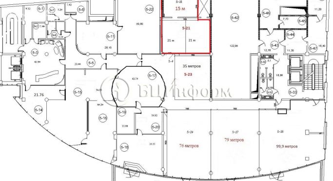 Аренда офиса 58.4 м², Большой проспект Петроградской стороны - фото 4