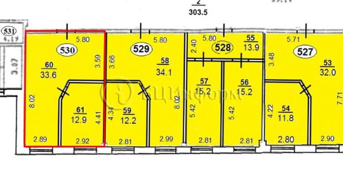 Аренда офиса 45.6 м², Бухарестская улица - фото 5