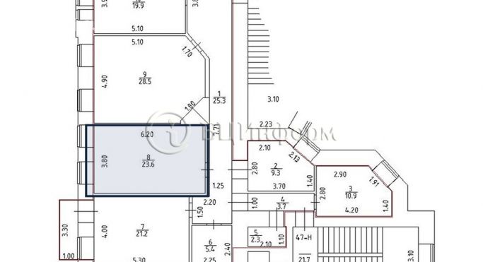 Аренда офиса 23.6 м², 7-я Красноармейская улица - фото 4
