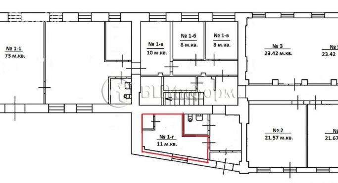 Аренда офиса 11 м², Смоленская улица - фото 3
