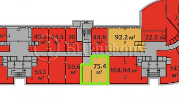 Аренда офиса 75.4 м², Гапсальская улица - фото 5
