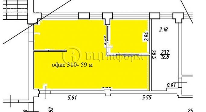 Аренда офиса 56.9 м², Левашовский проспект - фото 4