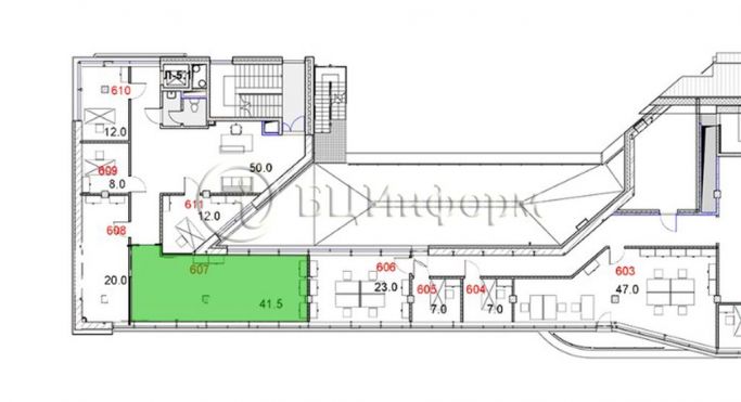 Аренда офиса 41.5 м², проспект Маршала Блюхера - фото 5