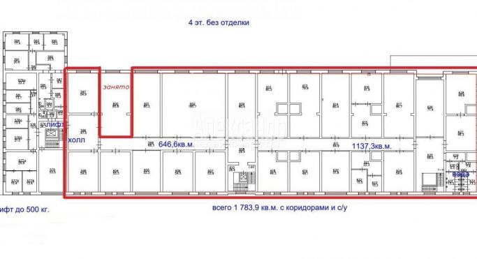 Аренда производственного помещения 1783 м², проспект Стачек - фото 2