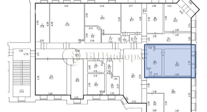 Аренда офиса 35.3 м², 7-я Красноармейская улица - фото 4