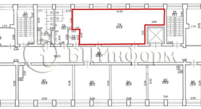 Аренда офиса 56 м², Промышленная улица - фото 2