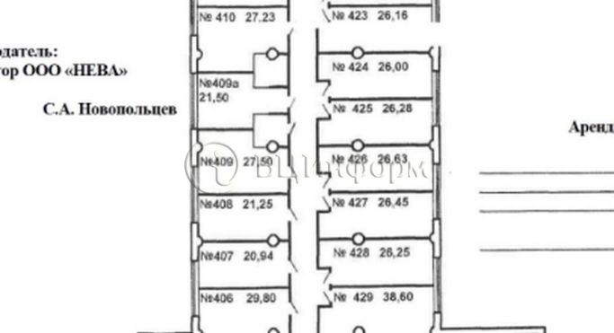 Аренда офиса 20.8 м², проспект Обуховской Обороны - фото 4