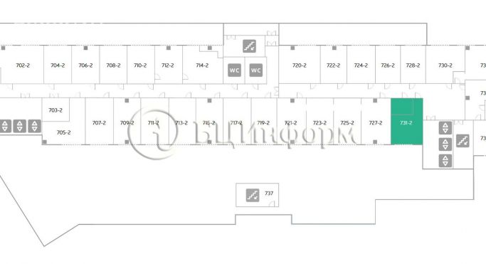 Аренда офиса 36.6 м², Новорощинская улица - фото 4